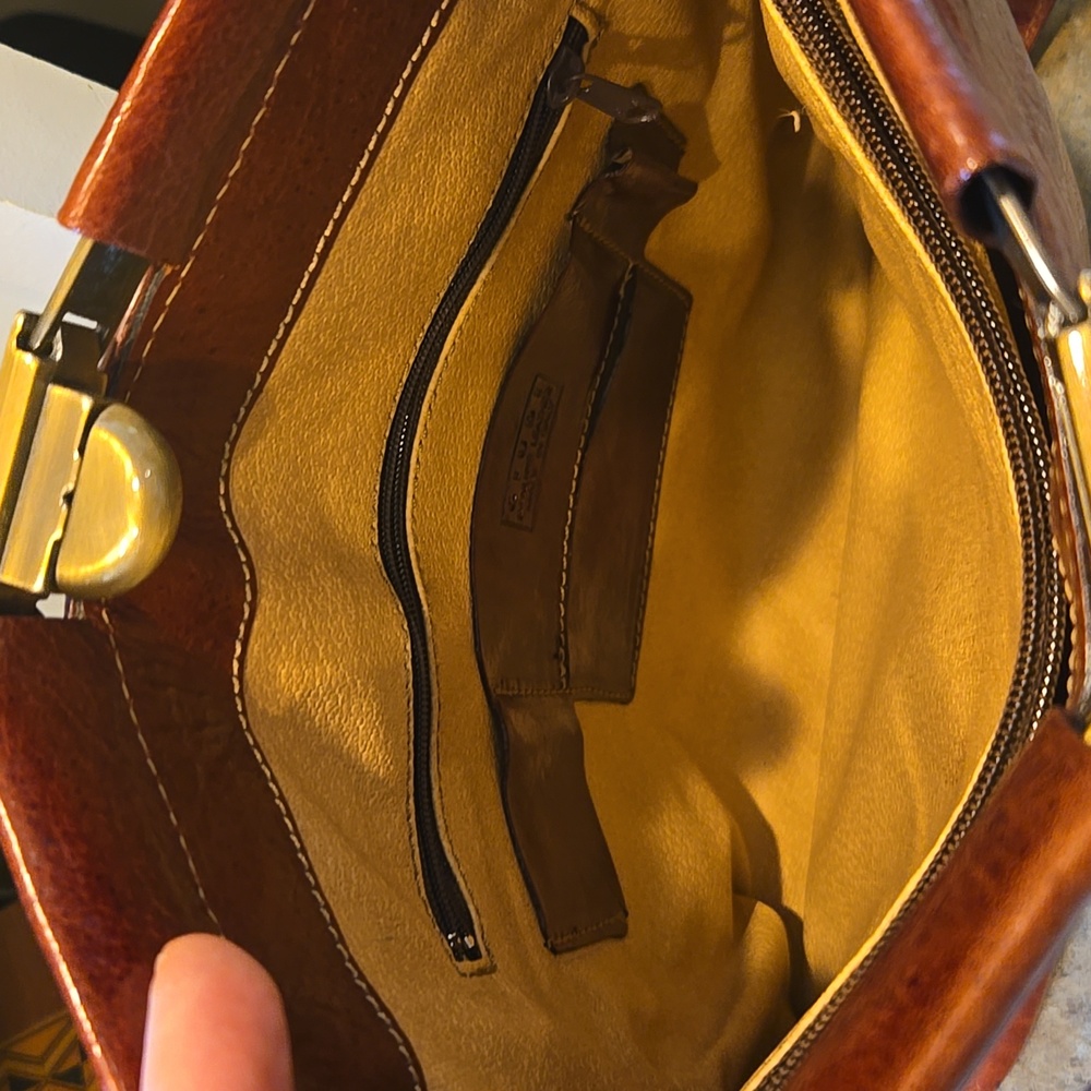 EUC Giudi Brown Leather Purse Made in Italy - Picture 9 of 10